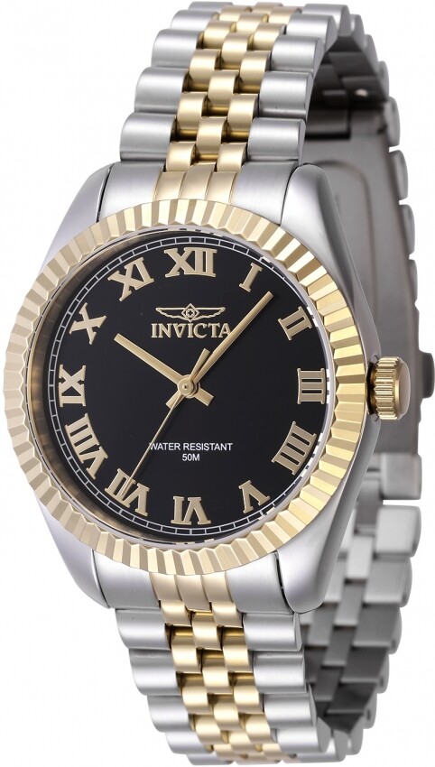 Женские часы Invicta Specialty с черным кварцевым циферблатом 47413