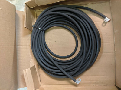 ESAB 37341, 50FT POWER CABLE, #4 SIZE CABLE WITH SMALL LUGS