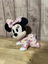 Disney Baby Minnie Mouse Touch N Crawl Plush Toy Crawling Sing Talk Just Play