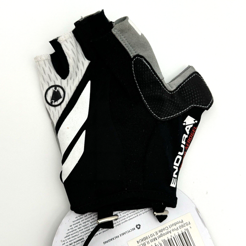 Endura FS260-Pro Aerogel Mitt II WMS Cycling Glove M Black White Performance Gel - Picture 6 of 8