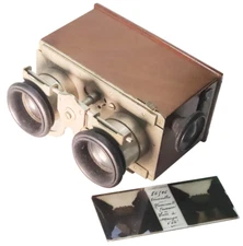 Jules Richard 3D Slide Viewer 45x107mm glass & film slides -fully functioning