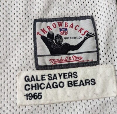 Chicago Bears Gale Sayers Mitchell & Ness Throwback NFL Sewn White