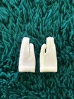Vintage Barbie SHORT WHITE Tricot GLOVES - EUC (1960s)