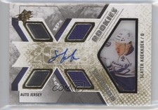 2015-16 SPx Rookie Auto Jersey 252/499 Slater Koekkoek #149 Auto zp1