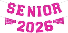 Graduation Party Decorations Cheerleader Senior 2026 Graduation Banners Megaphon