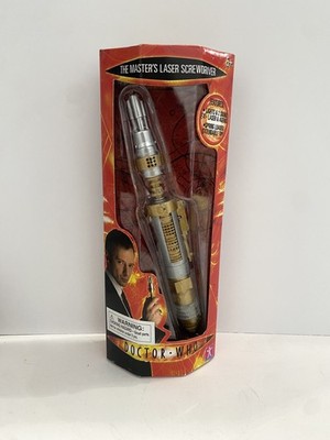 Doctor Who The Master's Laser Screwdriver Near Mint In Box Working Lights/Sound