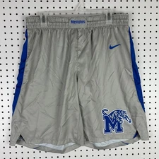 Memphis Tiger Nike Basketball Game Worn Shorts 40 Dain Dainja #42 2024-2025 Gray
