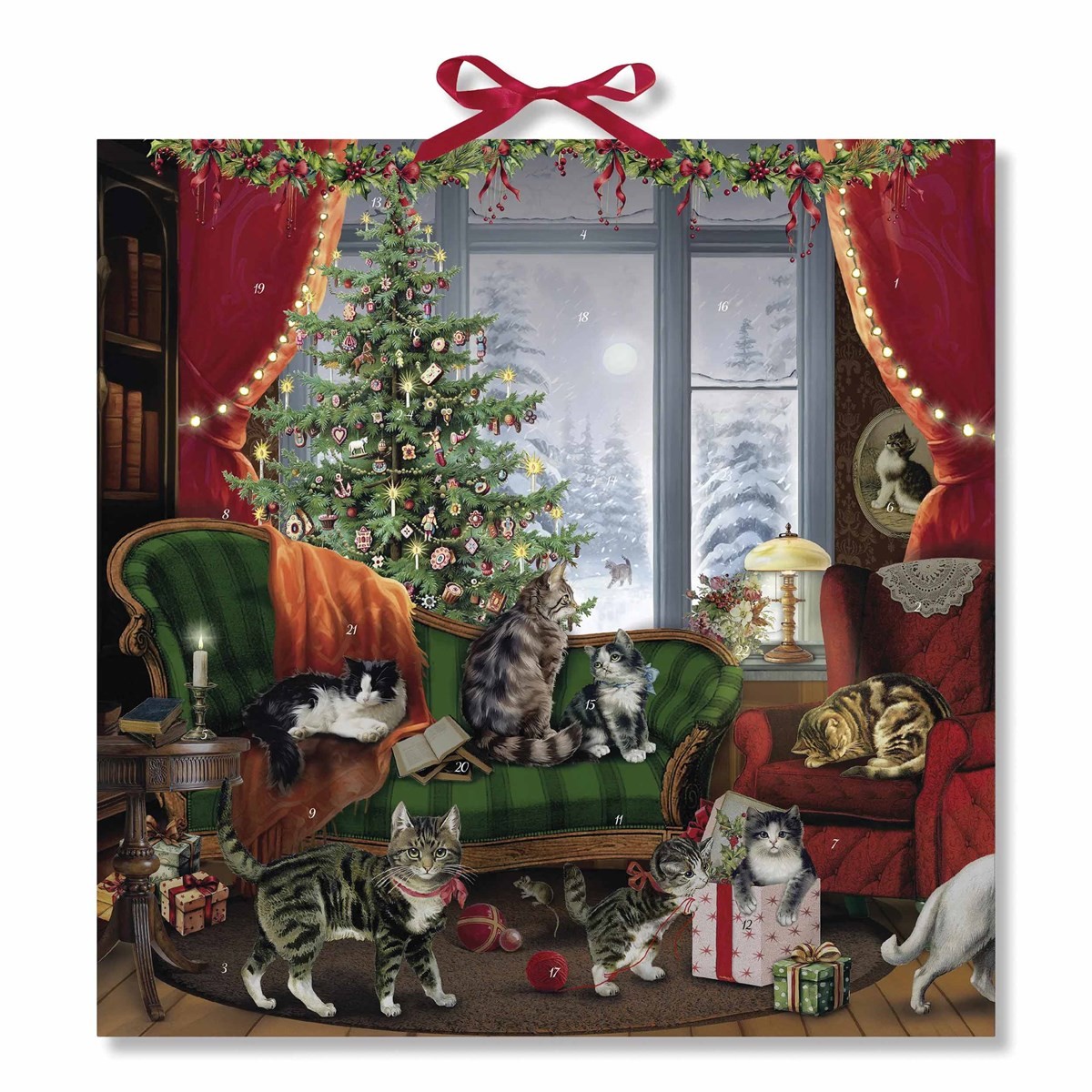 Cats at Christmas Traditional Advent Calendar, Advent Calendars And Cards, Gift