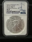 2021(P) T-1 Silver Eagle NGC MS70 Early Releases  EMERGENCY PRODUCTION