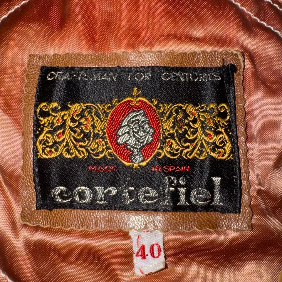 Chaqueta Abrigo Parka Cortefiel Pana Vintage Años 70 Para Hombre - Talla 40 Marrón Foto 2 de 4