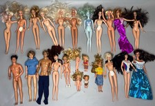 Huge Mattel Vintage Barbie  Mixed Assorted Lot as-is 24 Total