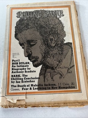 Lot Of 5: Rolling Stone magazine newspaper Bob Dylan covers 1972- 2001      C16