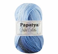 Papatya Batik Yarn DK 100% Acrylic Yarn 5x100g 360 m for Knitting & Crochet 03