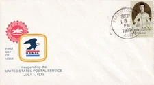 STAMP US SCOTT 1436 "Emily Dickinson" 8 CENT 1971 FDC - D