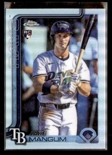 2025 Topps Chrome Update #USC176 Jake Mangum Refractors Rookie