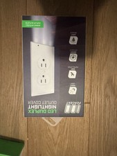 Led Nightlight Dusk To Dawn Outlet Cover. Set Of Three