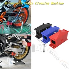 Motorcycle Chain Cleaning Machine Kit Brush Gear Cleaner Tool for Chains Lube