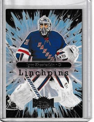 2022/23 SKYBOX METAL UNIVERSE IGOR SHESTERKIN LINCHPINS PARALLEL CARD # 6 of 20