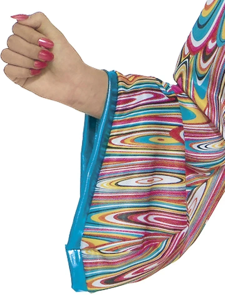 Disfraz de Vestido Mod Estilo Años 60 Remolino Salvaje para Adultos (¡Envío el Mismo Día!) Foto 2 de 3