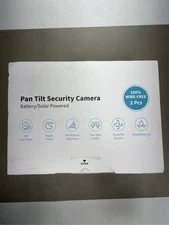 2K Solar Security Cameras Wireless Outdoor, 2PCS Outdoor Camera Wireless with  6