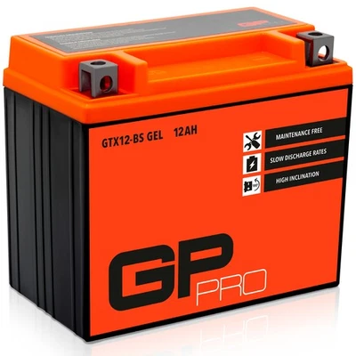 Batterie 12V 12Ah GEL GP-PRO GTX12-BS moto scooter similaire YTX12-BS 51012