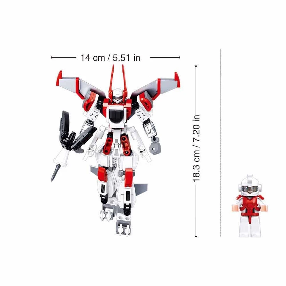 Sluban - Army jet fighter 2 in 1 M38-B1281 - Image 4 of 4