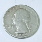 1952 D Washington Quarter 25C 90% Silver Circulated Coin #6102