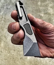 Nice Guy Machine Company NGMCo The Ladyfinger Thumb Edition - New EDC Prybar Ti