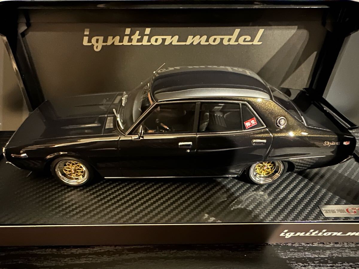 1/18 Ig3269 Nissan Skyline 2000 Gt-X Gc110 Black Metallic