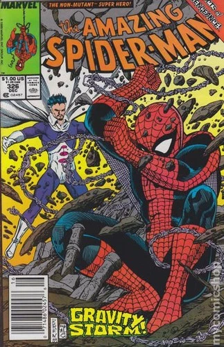 Amazing Spider-Man #326N FN- 5.5 1989 Stock Image Low Grade