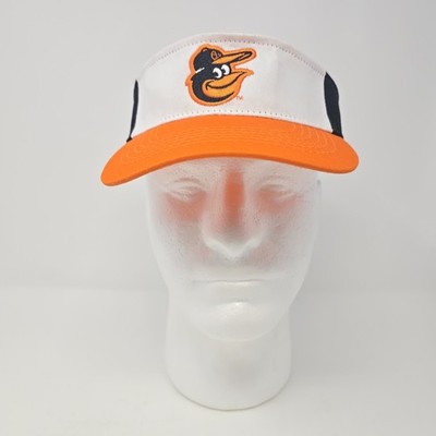 Baltimore Orioles Sun Visor Team MLB Strapback Orange Embroidered Bird Logo OSFM