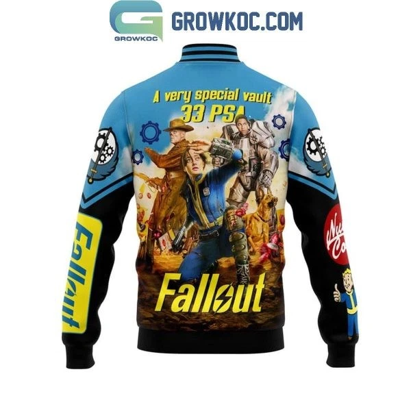 Falllout A Very Special Vault 33 PSA Fan Baseball Jacket