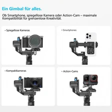 Feiyu SCORP Mini 3 Kit Gimbal Für Smartphone, Kamera & Actioncam, AI-Tracking - Bild 3 von 4