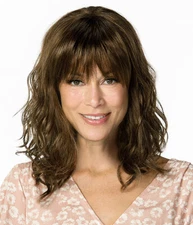 BETTY Wig by JON RENAU, *ANY COLOR!* Wavy Long Style with Bangs, Open cap, NEW!