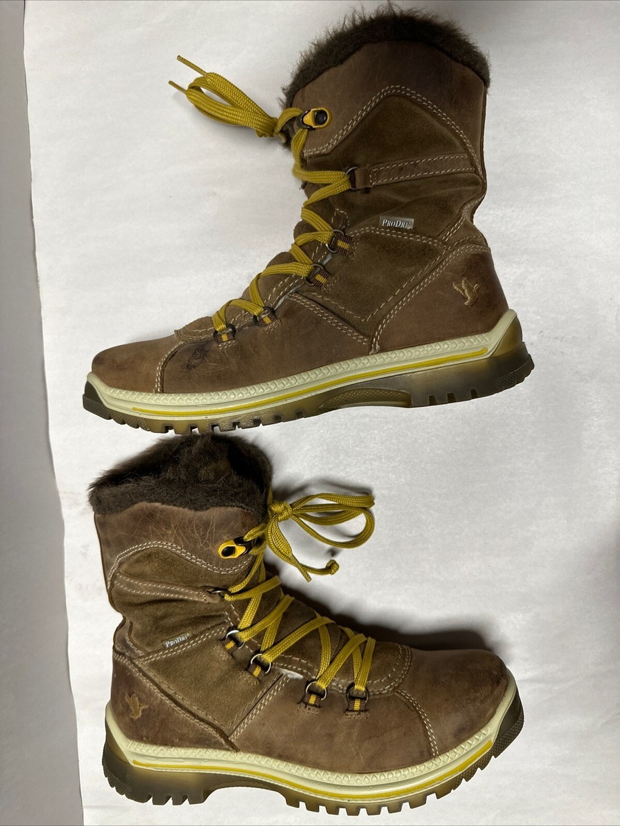 Santana Canada Majesta Women's Size Brown Leather Winter Boots