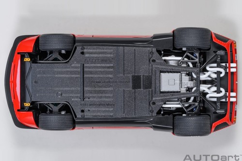 1968 LAMBORGHINI MIURA JOTA SV RED 1:18 by AUTOart #79171 NEW IN BOX NEW RELEASE - Picture 8 of 24