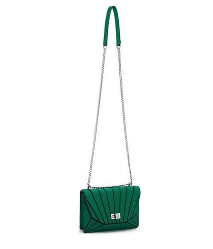 Henri Bendel Green BIJOUX CHAIN PARTY BAG NWT - Picture 2 of 8