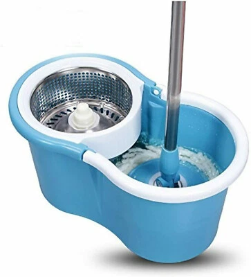 Seau Mop Microfibre Rotatif Panier Centrifuger Nettoyant de Sol 280 - Photo 1/2