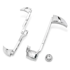 Chrome Brake arm heel toe shifter levers pegs For Harley touring 2008-2013