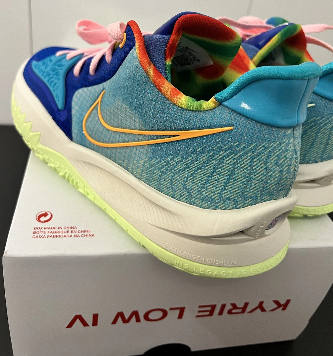 Kyrie 4 cheap low multicolor