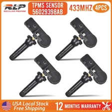 4x Auto-Relearn TPMS Tire Pressure Sensor 56029398AB for Jeep Chrysler Dodge RAM