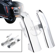 Chrome Fender-Saddlebag Filler Panels For Harley Road King Classic FLHRC FLHR