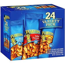 Planters Nut 24 Count-Variety Pack, 2 Lb 8.5 Ounce carrier to shipping