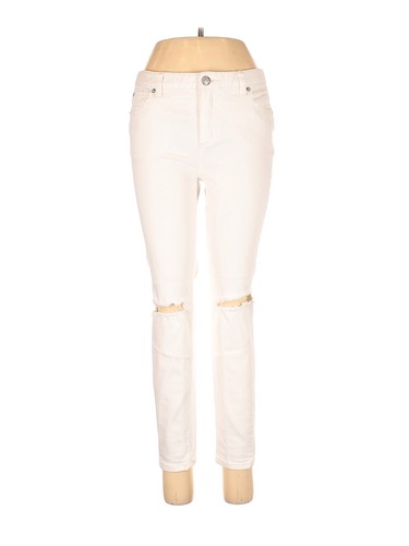 Free People Women Ivory Jeans 31W
