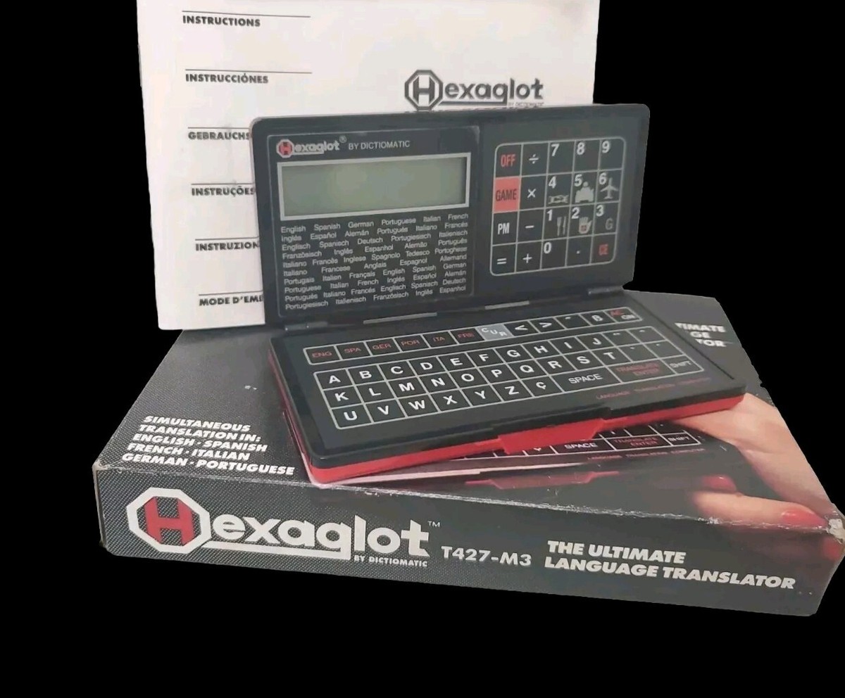 DICTOMATIC HEXAGLOT T-427 M3 LANGUAGE TRANSLATION COMPUTER | eBay