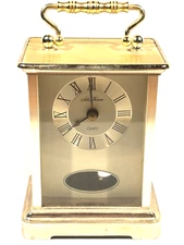 SETH THOMAS Carriage CLOCK Desk/Shelf/Mantel Model #243 VTG WORKS GREAT!