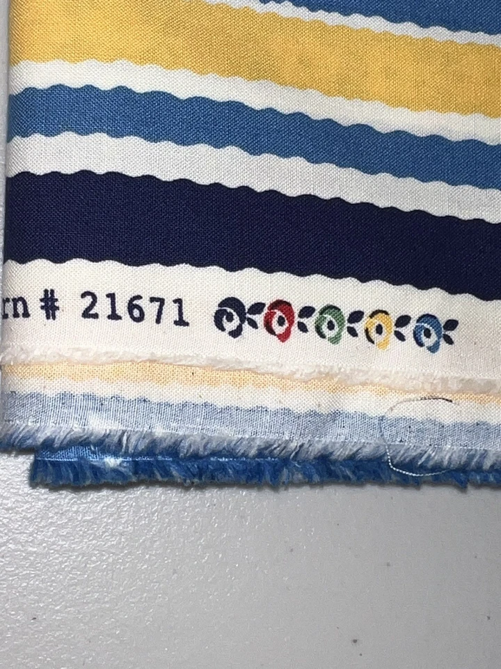 5+yds Fabric American Jane Red Blue Fresh Air Sandy Klop for Moda 21671 Pansy - Image 4 of 4