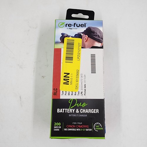 Digipower LP-E17 Digital Camera Battery&Charger Kit Replacement for Canon Black