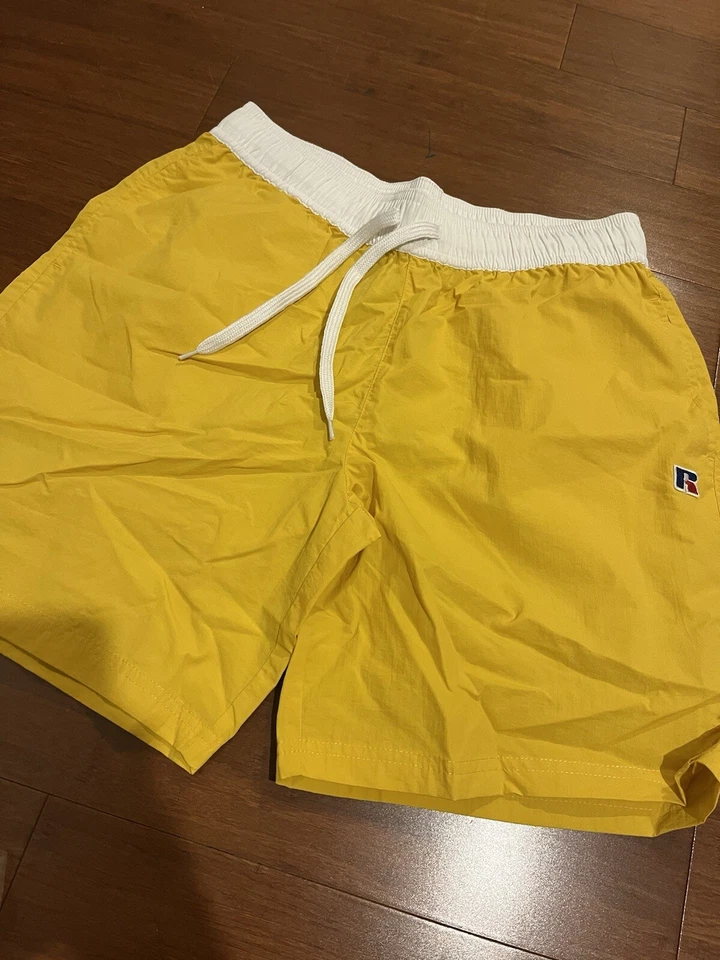 Russell Men's Heritage Swim Boardshorts Shorts New Large Gold - Image 4 of 4