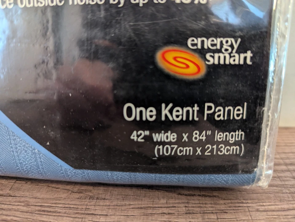 THERMABACK ECLIPSE BLACK OUT DRAPERY PANEL 42 IN BY 84 IN BLUE - Image 2 of 3